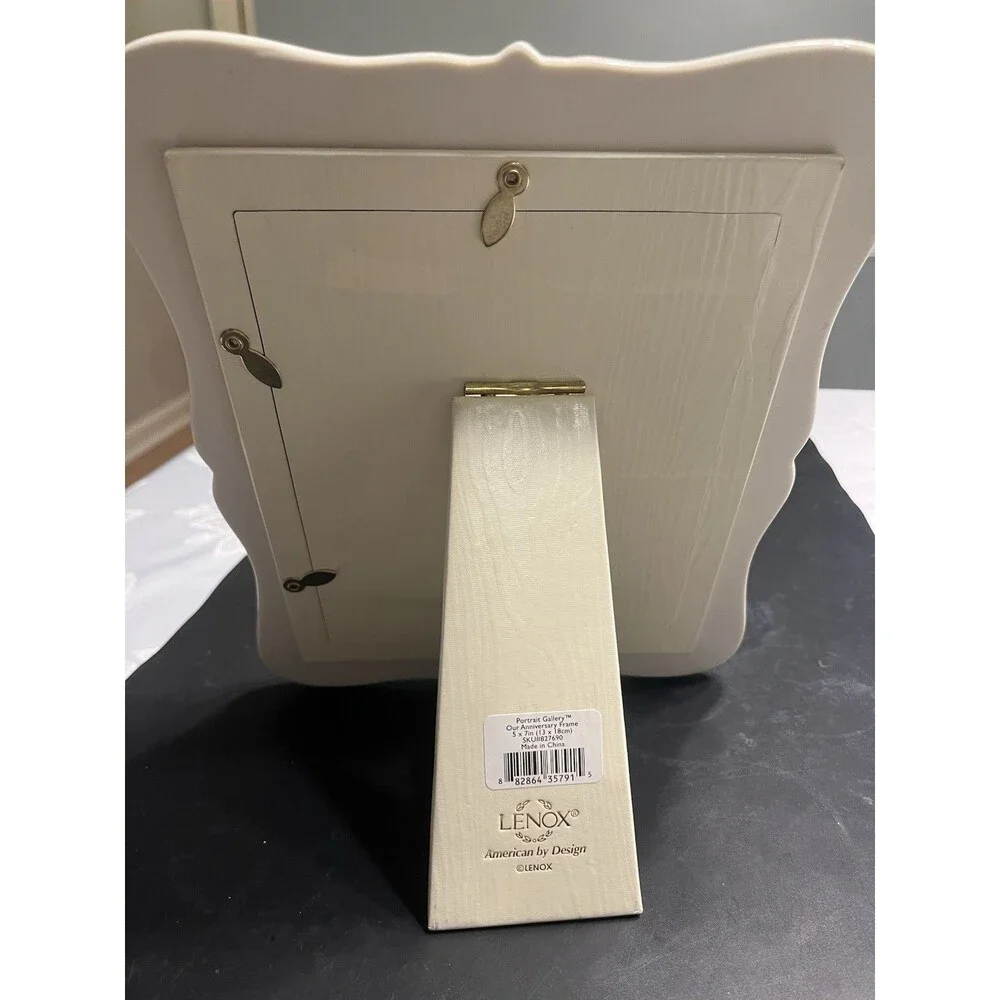Lenox “Our Anniversary” Embossed Scroll 5x7 Photo Frame